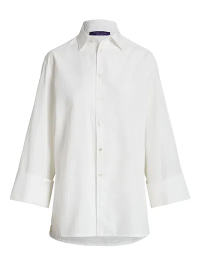 Ralph Lauren Cuffed-sleeves Shirt In White