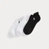 Polo Ralph Lauren Cushioned Ankle Sock 3-pack In Black