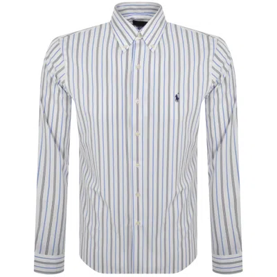 Polo Ralph Lauren Ralph Lauren Custom Fit Long Sleeve Shirt White