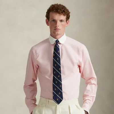 Ralph Lauren Custom Fit Oxford Shirt In Pink
