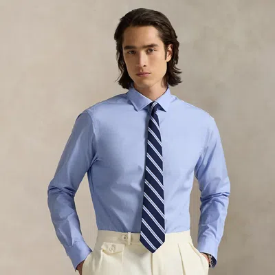 Ralph Lauren Custom Fit Plaid Poplin Shirt In Multi