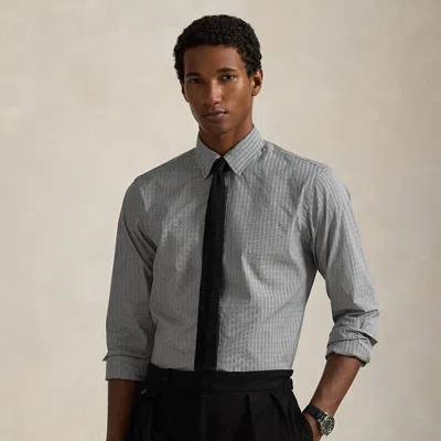 Ralph Lauren Custom Fit Plaid Poplin Shirt In Multi