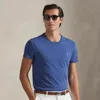 Ralph Lauren Custom Slim Fit Jersey Crewneck T-shirt In Blue