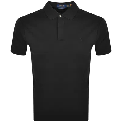 Ralph Lauren Custom Slim Fit Polo T Shirt Black