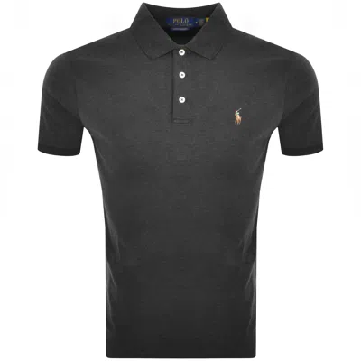 Ralph Lauren Custom Slim Fit Polo T Shirt Black