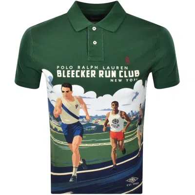Ralph Lauren Custom Slim Fit Polo T Shirt Green