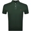 RALPH LAUREN RALPH LAUREN CUSTOM SLIM FIT POLO T SHIRT GREEN