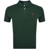 Polo Ralph Lauren Green T-shirt With Short Sleeves And Embroidered Logo In Cotton Man In Green