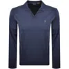 Ralph Lauren Custom Slim Fit Polo T Shirt Navy In Blue