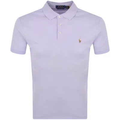 Ralph Lauren Custom Slim Fit Polo T Shirt Purple