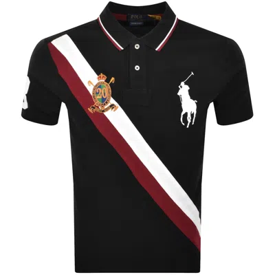 Ralph Lauren Custom Slim Polo T Shirt Black