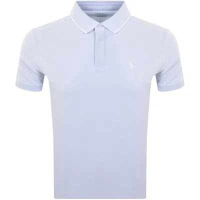 Ralph Lauren Custom Slim Polo T Shirt Blue