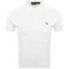 Ralph Lauren Custom Slim Polo T Shirt Cream In White