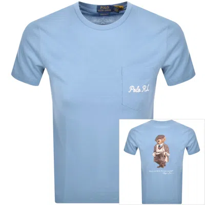Ralph Lauren Custom Slim T Shirt Blue