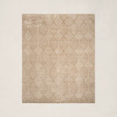 Ralph Lauren Cuvette Rug In Brown