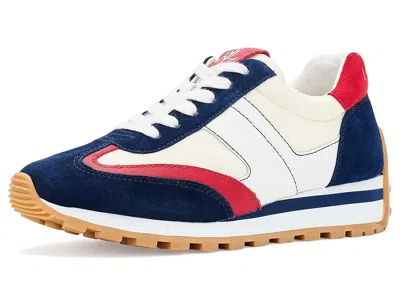 Ralph Lauren Dani Color-blocked Leather Sneakers