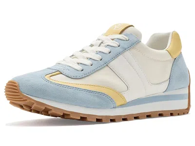 Ralph Lauren Dani Color-blocked Leather Sneakers In Multi