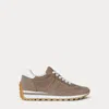 Ralph Lauren Dani Perforated Suede Sneaker