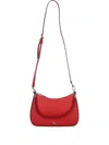 Ralph Lauren Danni Medium Logo-detail Shoulder Bag In Red