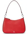 Ralph Lauren Danni Small Shoulder Bag In Red
