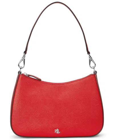 Ralph Lauren Danni Small Shoulder Bag In Red