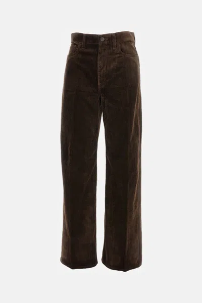 Ralph Lauren Dark Brown Wide-leg Pants