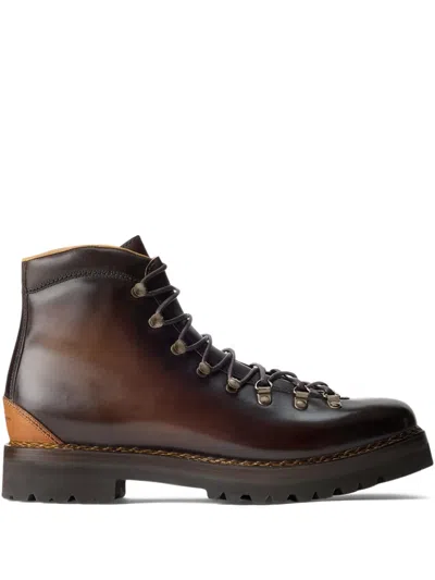 Ralph Lauren Darrow Lace-up Boots In Brown