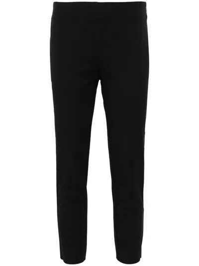 Ralph Lauren Dart-detail Cropped Trousers In Black  