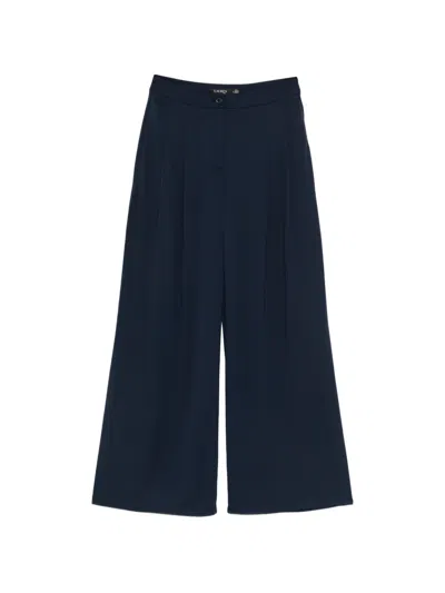 Ralph Lauren Dart-detail Trousers In Blue