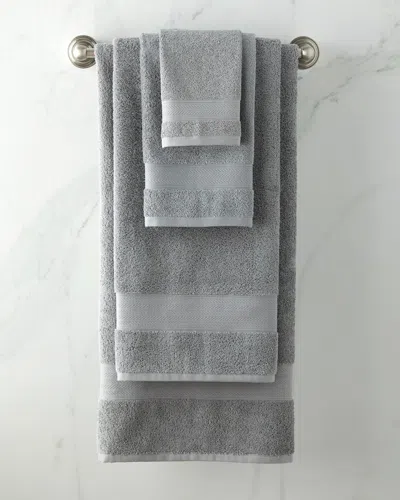 Ralph Lauren Dawson Organic Cotton Hand Towel In Gray