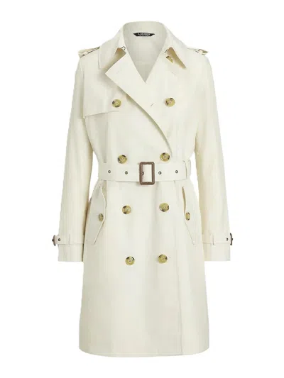 Ralph Lauren Db Blt Rn38-lined-coat-cotton Blend In Multi