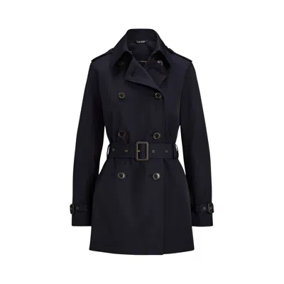 Ralph Lauren Db Blt Tr30 Lined Coat In Blue