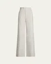 Ralph Lauren Embroidered Dean Trousers In Prchmnt Cr