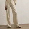 Polo Ralph Lauren Dean Wool Gabardine Pant In Lux Cream