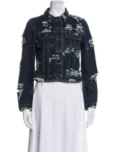 Pre-owned Ralph Lauren Denim Jacket In Black
