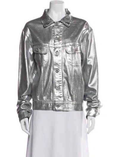 Pre-owned Ralph Lauren Denim Jacket In Gray