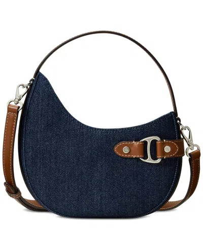 Ralph Lauren Denim Mini Tasha Crossbody Bag