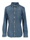 Ralph Lauren Denim Shirt In Blue