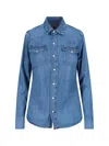 Polo Ralph Lauren Denim Long Sleeve Buttondown Canaria Wash In Canaria Wash