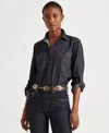 Ralph Lauren Denim Shirt In Blue