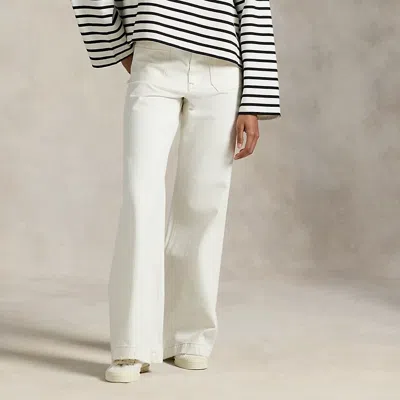 Ralph Lauren Denim Wide-leg Sailor Pant
