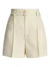 Ralph Lauren Linen Denise Shorts In Neutrals