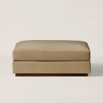 Ralph Lauren Desert Modern Cocktail Ottoman In Nude
