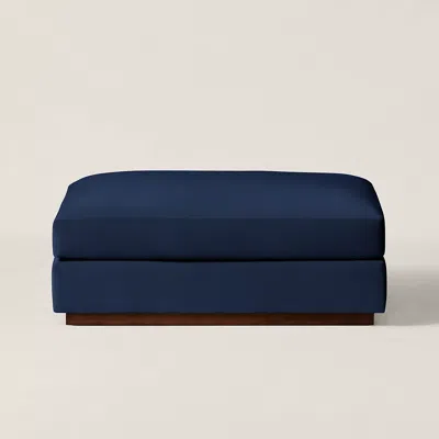 Ralph Lauren Desert Modern Cocktail Ottoman In Blue