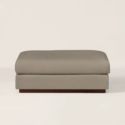 Ralph Lauren Desert Modern Cocktail Ottoman In Brown