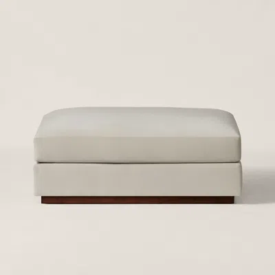 Ralph Lauren Desert Modern Cocktail Ottoman In White