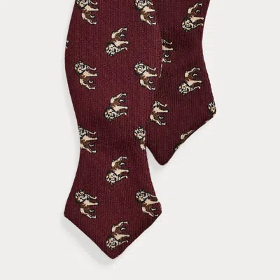 Ralph Lauren Dog-print Wool Challis Bow Tie