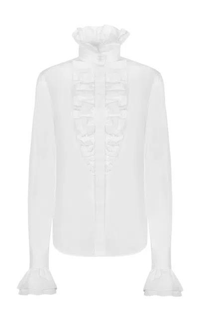 Ralph Lauren Dolley Ruffled Cotton Top
