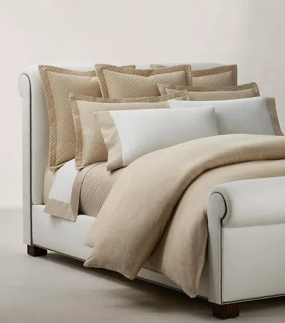 Ralph Lauren Doncaster Coastal King Oxford Pillowcase In Neutral