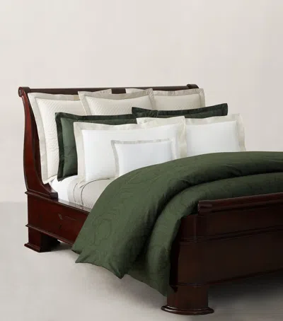Polo Ralph Lauren Doncaster King Oxford Pillowcase In Green